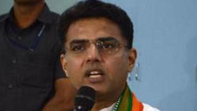 File photo: Rajasthan deputy chief minister Sachin Pilot.(Ravindra Joshi/ HT Photo)