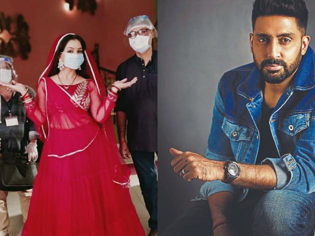 Actor Abhishek Bachchan stepped out to dub for his web show, while actors of the show Bhabhiji Ghar Par Hain! returned to the sets. Actor Abhishek Bachchan stepped out to dub for his web show, while actors of the show Bhabhiji Ghar Par Hain! returned to the sets.