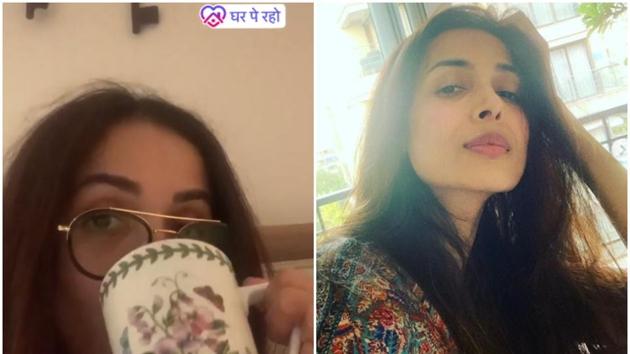 Malaika Arora has been staying home with her son for the last couple of months.