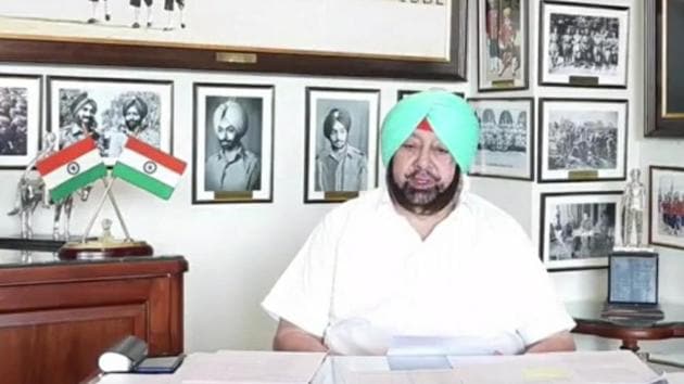 Punjab chief minister Capt Amarinder Singh during a Facebook live on Sunday. (SOURCE: FACEBOOK) Punjab chief minister Capt Amarinder Singh during a Facebook live on Sunday. (SOURCE: FACEBOOK)