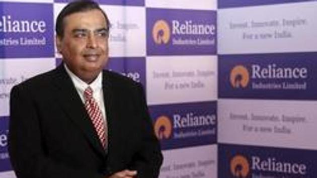 Mukesh Ambani, chairman of Reliance Industries Limited, during the annual shareholders meeting in Mumbai in June 2015.(Reuters File Photo)