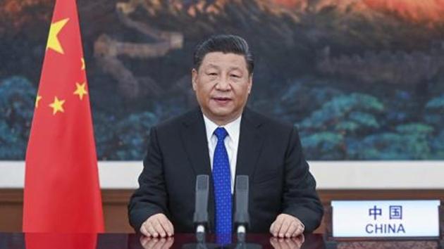 Chinese President Xi Jinping delivers a speech in Beijing.(AP file photo)