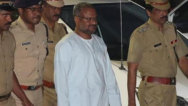 Former Bishop of Jalandhar, Franco Mulakkal who is accused of raping a nun faces arrest after a court in Kottayam issued a non-bailable arrest warrant on Monday.(REUTERS FILE PHOTO)