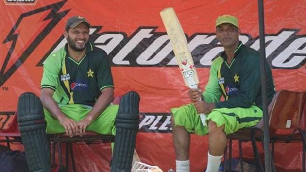 File photo of Shahid Afridi and Shoaib Akhtar.(Getty Images)