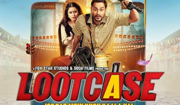 Kunal Kemmu and Rassika Dugal on the poster of Lootcase.