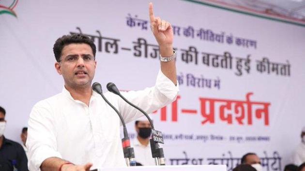 Sachin Pilot was removed as deputy chief minister and also the Rajasthan Pradesh Congress president by the party on Tuesday. (Photo @SachinPilot)