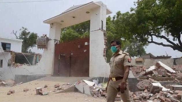 Two of Vikas Dubey’s alleged accomplices, Prem Prakash Pandey and Atul Dubey, were killed by the police in a shootout in Kanpur. (PTI) Two of Vikas Dubey’s alleged accomplices, Prem Prakash Pandey and Atul Dubey, were killed by the police in a shootout in Kanpur. (PTI)