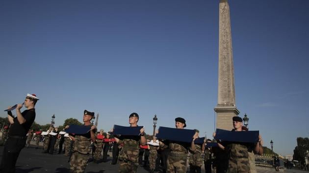 Bastille Day is the French national holiday that commemorates the Storming of the Bastille on July 14, 1789, a turning point of the French Revolution. (AP Photo/Christophe Ena)