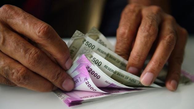 Rupee had settled at 75.19 against the US dollar on Monday. (Mint) Rupee had settled at 75.19 against the US dollar on Monday. (Mint)