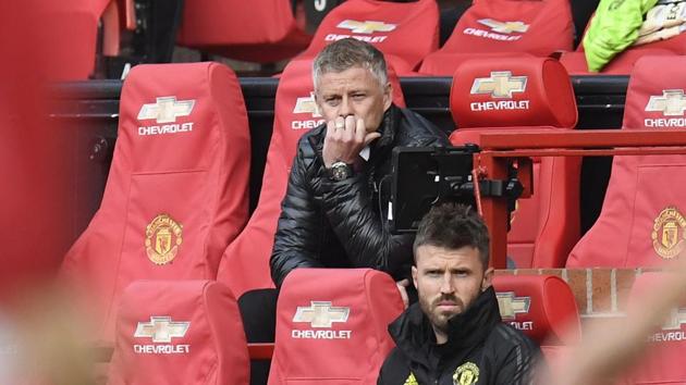 SManchester United manager Ole Gunnar Solskjaers.(Pool via REUTERS)