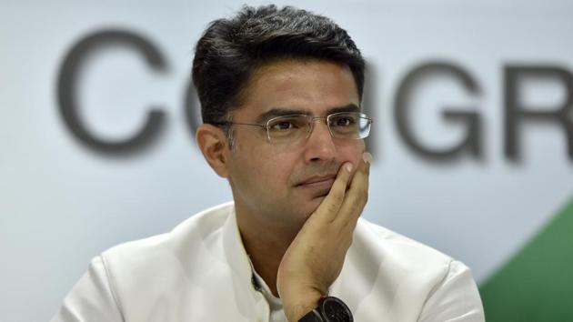 Rajasthan deputy chief minister Sachin Pilot will skip the Congress legislature party meeting called for Tuesday morning.(Sonu Mehta/HT PHOTO)