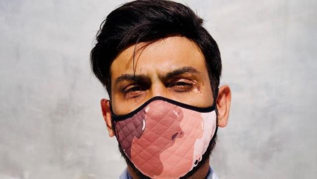 Designer Saran Kohli, who suffers from vitiligo since childhood, came up with the idea of making vitiligo face masks to initiate an open conversation on the condition.