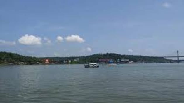 Goa and Karnataka have been at loggerheads over sharing water of the Mahadayi river which is known as Mandovi in Goa.(HT PHOTO)