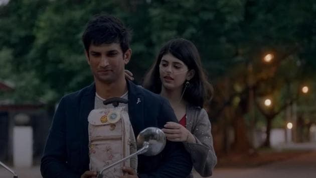 Sushant Singh Rajput is the perfect date for Sanjana Sanghi in Dil Bechara song Taare Ginn.