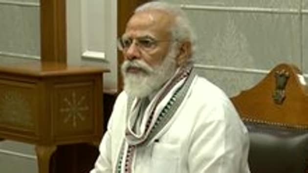 This was the second such review chaired by the Prime Minister in the last two months.(ANI/Twiiter) This was the second such review chaired by the Prime Minister in the last two months.(ANI/Twiiter)