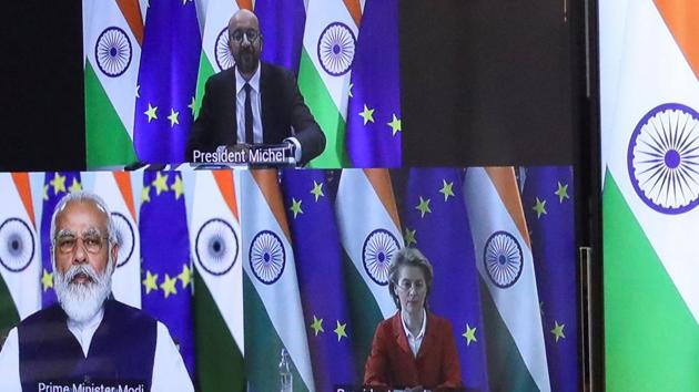 Pm Modi Says India And Eu Natural Partners Committed To Deepen Relations Hindustan Times First lady who took oath as the prime minister of india. pm modi says india and eu natural