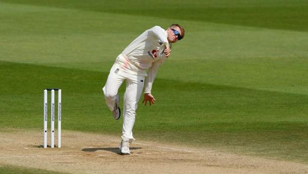 England's Dom Bess in action.(REUTERS)