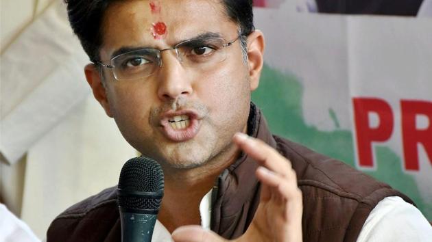 File photo: Congress leader and former Rajasthan deputy CM Sachin Pilot. (PTI) File photo: Congress leader and former Rajasthan deputy CM Sachin Pilot. (PTI)
