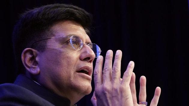Piyush Goyal attends a session at the 50th World Economic Forum annual meeting in Davos, Switzerland, in January.(Reuters File Photo) Piyush Goyal attends a session at the 50th World Economic Forum annual meeting in Davos, Switzerland, in January.(Reuters File Photo)