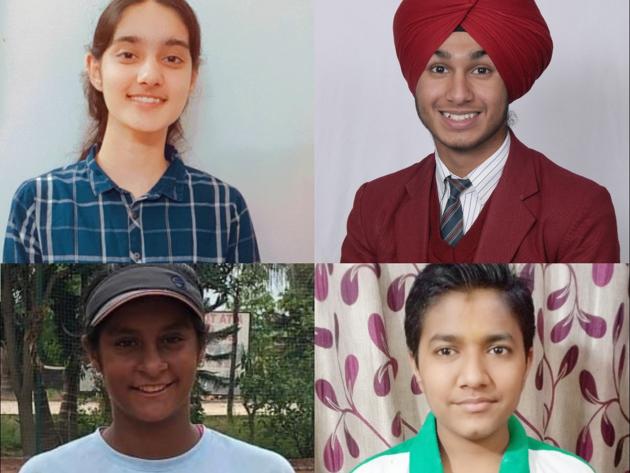 (Clockwise from top) Yashika Sharma, Jashanbir Singh, Kanhiaya Aaditya and Radhika Vasudeva. (HT Photo) (Clockwise from top) Yashika Sharma, Jashanbir Singh, Kanhiaya Aaditya and Radhika Vasudeva. (HT Photo)
