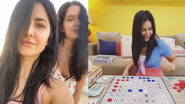 Katrina Kaif spent the lockdown in the company of her sister Isabelle Kaif and said the best thing about playing board games with only two people is that you win faster. Here’s how she spent her time during lockdown besides working out at home.