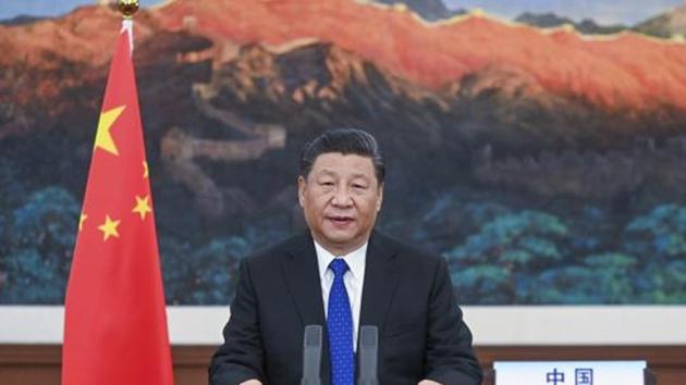 According to Tibet Watch, Chinese flags hang above the rooftops of the new houses of the settlement and portraits of Chinese Communist Party leaders, including Xi Jinping, have been put up inside the homes.(AP file photo)