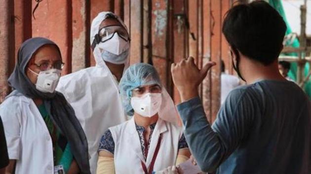 According to the health department, the total number of Covid-19 cases in the state stands at 26,580 including 6,459 active cases and 534 deaths.(Himanshu Vyas/HT file photo)