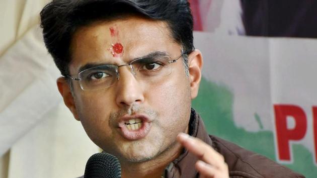 File photo rebel Congress leader Sachin Pilot. (PTI Photo) File photo rebel Congress leader Sachin Pilot. (PTI Photo)