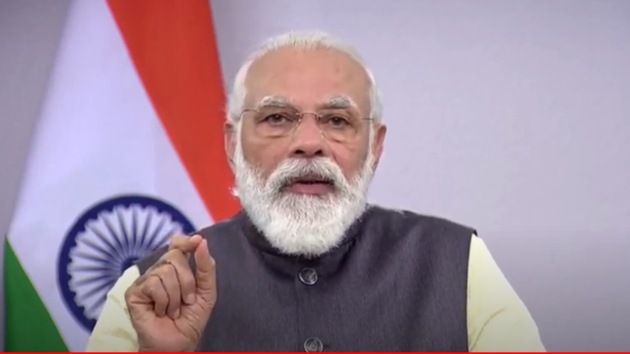 PM Modi addressed a high-level meeting of the UN Economic and Social Council via video conferencing on July 17, 2020.(Photo Credit: PIB/ Twitter)