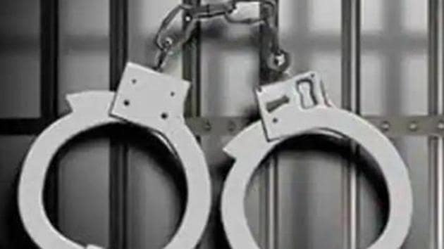 The accused was produced in court on Thursday and was remanded to judicial custody for 14 days. (HT Photo) The accused was produced in court on Thursday and was remanded to judicial custody for 14 days. (HT Photo)