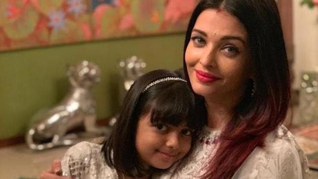 Aishwarya Rai Bachchan and her daughter Aaradhya Bachchan.