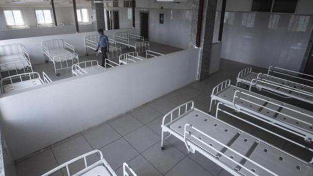 Quarantine ward for Covid-19 patients at Sassoon general hospital. (Pratham Gokhale/HT Photo) Quarantine ward for Covid-19 patients at Sassoon general hospital. (Pratham Gokhale/HT Photo)