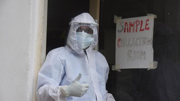 The state government on Thursday had announced that it will proceed with an extensive sero-survey in the region for tracing the primary and secondary contacts of infected patients, including vulnerable groups. (Raj K Raj/HT Photo. Representative image) The state government on Thursday had announced that it will proceed with an extensive sero-survey in the region for tracing the primary and secondary contacts of infected patients, including vulnerable groups. (Raj K Raj/HT Photo. Representative image)