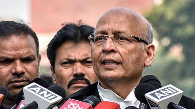 Senior advocate and Congress leader Abhishek Manu Singhvi is arguing on behalf of the Rajasthan speaker against Sachin Pilot’s case. (ANI Photo/File?Representative use) Senior advocate and Congress leader Abhishek Manu Singhvi is arguing on behalf of the Rajasthan speaker against Sachin Pilot’s case. (ANI Photo/File?Representative use)