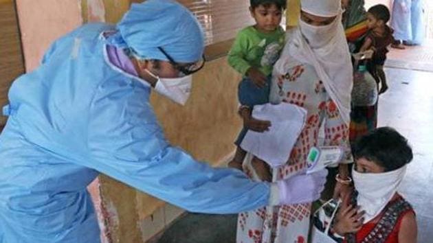 In comparison to the period earlier, the number of Covid-19 cases increased by 200% during the fortnight. (ANI) In comparison to the period earlier, the number of Covid-19 cases increased by 200% during the fortnight. (ANI)