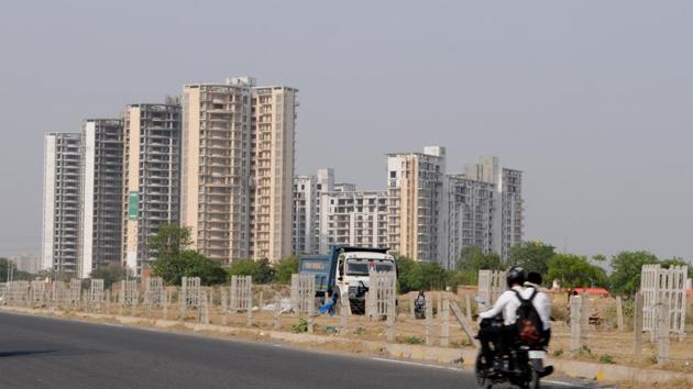 The Haryana town and country planning department, on July 6, had also decided to consider the period from March 1 to September 30 as zero period during which there will be a moratorium on compliance rules and interest payments for all realty projects.(Parveen Kumar/HT file photo. Representative image)