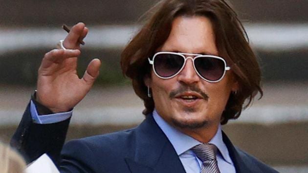 Actor Johnny Depp leaves the High Court in London, Britain.(REUTERS) Actor Johnny Depp leaves the High Court in London, Britain.(REUTERS)