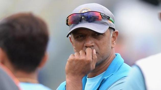 WORCESTER, ENGLAND - JULY 18: Rahul Dravid, coach of India A during Day Three of the Tour Match between England Lions and India A at New Road on July 18, 2018 in Worcester, England. (Photo by Tony Marshall/Getty Images)(Getty Images) WORCESTER, ENGLAND - JULY 18: Rahul Dravid, coach of India A during Day Three of the Tour Match between England Lions and India A at New Road on July 18, 2018 in Worcester, England. (Photo by Tony Marshall/Getty Images)(Getty Images)