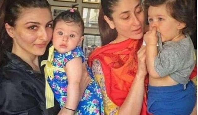 Kareena and Soha often meet and arrange play dates for the cousins Inaaya and Taimur.