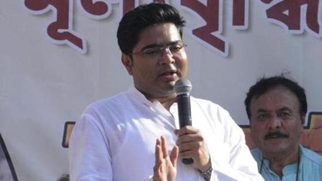 All India Trinamool Youth Congress president Abhishek Banerjee made it clear that people can join the TMC through the platform. (HT PHOTO.) All India Trinamool Youth Congress president Abhishek Banerjee made it clear that people can join the TMC through the platform. (HT PHOTO.)