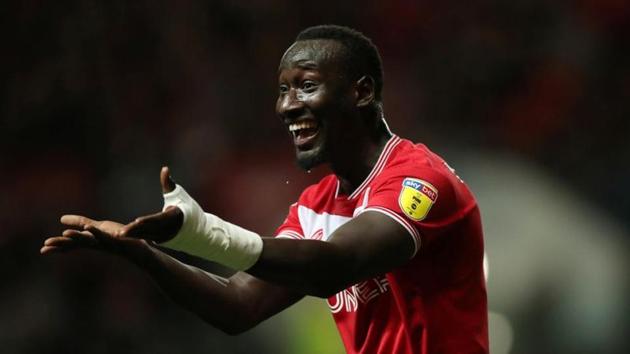 Soccer Football - Championship - Bristol City v Aston Villa - Ashton Gate Stadium, Bristol, Britain - September 28, 2018 Bristol City's Famara Diedhiou reacts Action Images/Peter Cziborra/Files (REUTERS) Soccer Football - Championship - Bristol City v Aston Villa - Ashton Gate Stadium, Bristol, Britain - September 28, 2018 Bristol City's Famara Diedhiou reacts Action Images/Peter Cziborra/Files (REUTERS)
