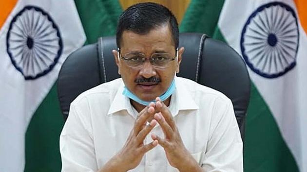 Delhi chief minister Arvind Kejriwal said he was personally monitoring the water logging situation in Delhi this morning.(HT Photo) Delhi chief minister Arvind Kejriwal said he was personally monitoring the water logging situation in Delhi this morning.(HT Photo)