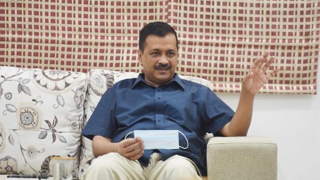 Arvind Kejriwal’s response also came amid criticism from opposition leaders, especially BJP’s Gautam Gambhir.(Raj K Raj/HT PHOTO) Arvind Kejriwal’s response also came amid criticism from opposition leaders, especially BJP’s Gautam Gambhir.(Raj K Raj/HT PHOTO)