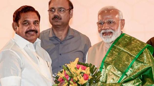 Prime Minister Narendra Modi made a phone call to Tamil Nadu chief minister K Palaniswami to discuss coronavirus situation in the state, PTI said quoting a statement from the state government.(PTI Photo/File)