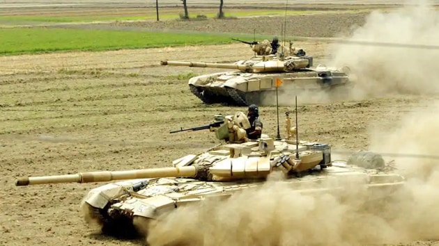 The T-90 is the Indian Army’s main battle tank.(HT FILE PHOTO)