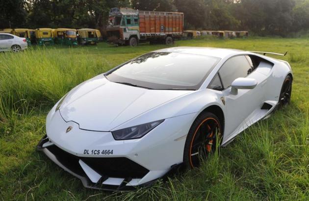 Lamborghini impounded by Chandigarh Police for speeding - Hindustan Times