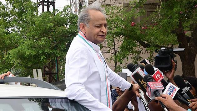 Rajasthan Chief Minister Ashok Gehlot has accused young leaders in the Congress of being selfish.(HT PHOTO)