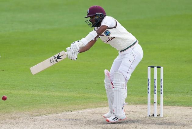 West Indies' Kraigg Brathwaite in action. (REUTERS)