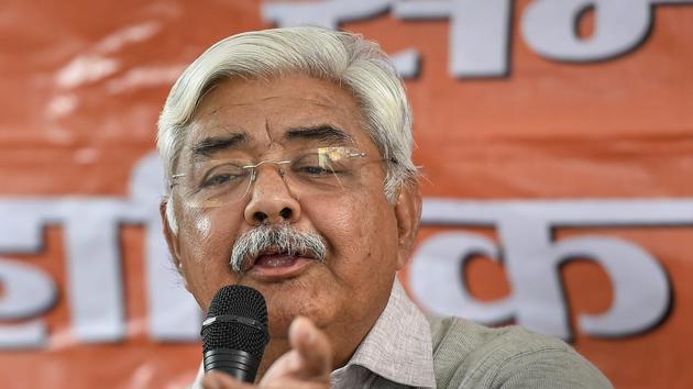 International Working President Vishva Hindu Parishad (VHP) Alok Kumar hs defended the Shri Ram Janmabhoomi Teerth Kshetra Trust’s invitation to Prime Minister Narendra Modi for the ram temple groundbreaking ceremony in Ayodhya.(PTI) International Working President Vishva Hindu Parishad (VHP) Alok Kumar hs defended the Shri Ram Janmabhoomi Teerth Kshetra Trust’s invitation to Prime Minister Narendra Modi for the ram temple groundbreaking ceremony in Ayodhya.(PTI)