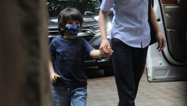 Taimur and Inaaya have been keeping in touch over video calls during the pandemic, Kunal revealed in an interview last month. (Varinder Chawla)